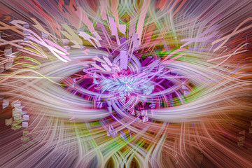 Abstract colorful background.3D Ilustration