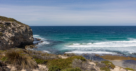 Fototapeta na wymiar A Panoramic landscape of Kangaroo Island, Australia