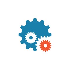 Gear Logo Template vector icon illustration