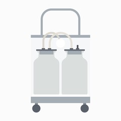 Electric medical surgical suction pump aspirator