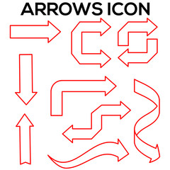 set of arrows