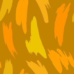 Vector abstract brush strokes shapes. Vertically placed colorful smears with uneven edges. Simple figures in flat design. For fashion, textile, fabric and wrapping.