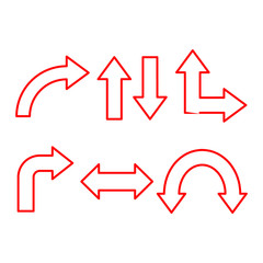 set of arrows
