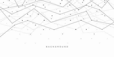 Abstract geometric technological background. Vector creative design.