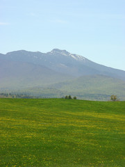 Mt. Mansfield in May in Vermont