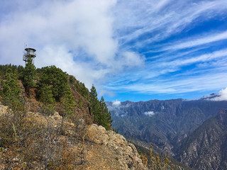 Fototapeta premium La Palma Berge