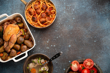 Tasty homemade meals