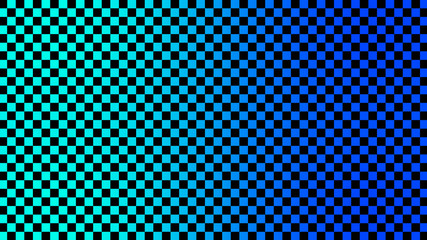 Amazing checker board,New blue & cyan color chessboard abstract