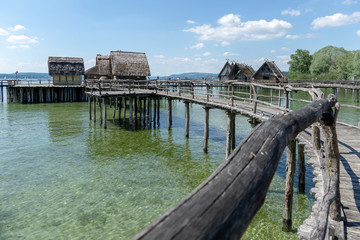 Pfahlbauten Unteruhldingen at lake contance, unesco world heritage