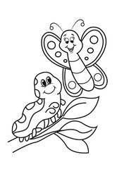 hand drawn vector illustration of an elephant