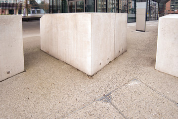 concrete cube outdoor
