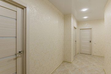 Russia, Moscow- January 27, 2020: interior room apartment modern bright cozy atmosphere. general cleaning, home decoration, preparation of house for sale