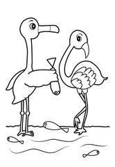 funny parrot cartoon