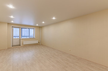 Russia, Moscow- January 27, 2020: interior room apartment modern bright cozy atmosphere. general cleaning, home decoration, preparation of house for sale. modern small cozy studio apartment