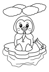 Penguin outline