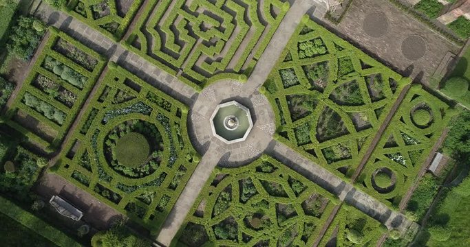 Beautiful neat and well kept gardens in England