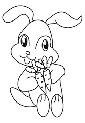 Rabbit with carrot