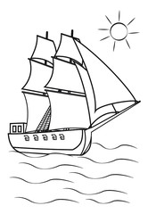  outline cartoon coloring book/animal/vegetable/ character