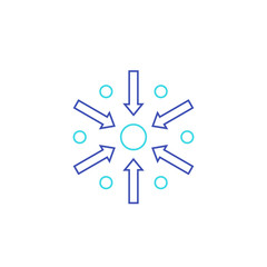 specific purpose icon, line vector