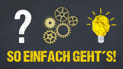 So einfach geht´s! 