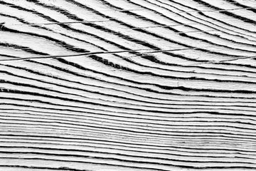 Black and white wooden background. Burnt wood. Wood texture.