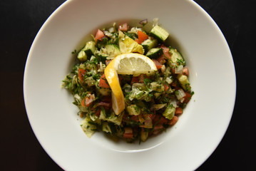Healthy Salad served on a plate