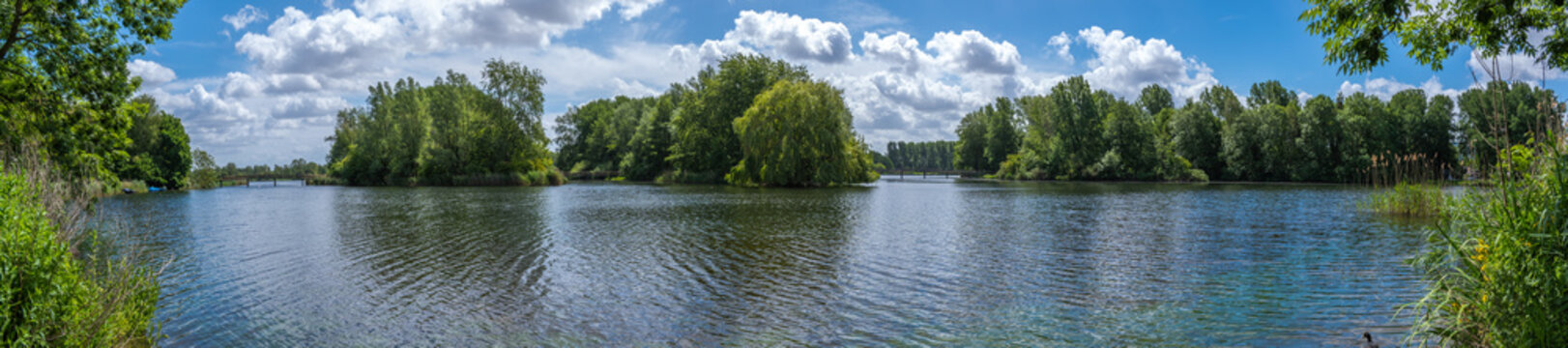 Amazing Green Lake Panorama - Landscape