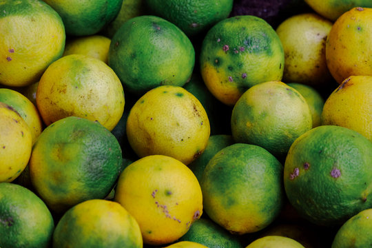 Natural fresh lime. Texture pattern juicy green tropical lime fruit in a supermarket. Royalty high-quality free stock image of citrus fruits. Full frame group of limes.