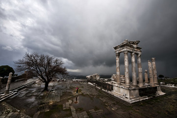 Fototapeta premium Starożytne miasto Bergama. Izmir
