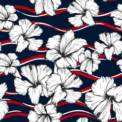 seamless pattern with flowers