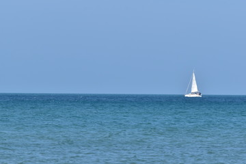 sailboat on the ocean