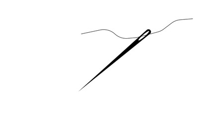 Needle Icon. Needle for sewing