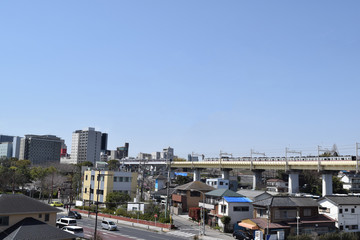 Cityscape of Narita, Chiba Prefecture, Japan