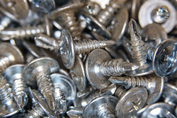 many macro stainless self tapping screws texture