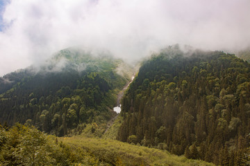 Famous and beautiful Eastern Black Sea Mountains.