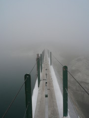 Lac et brouillard