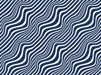 Seamless lines geometric pattern with optical illusion, abstract op art minimal vector background with parallel stripes, lined design for wallpaper or website.