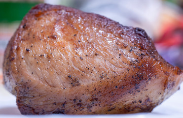 grilled beef breast