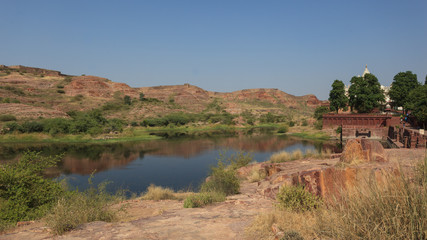 View from Jaswant Tanda Mausoleum, Jodhpur, Rajasthan, India