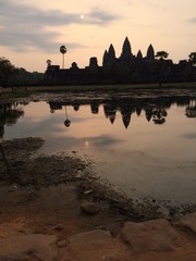 Fototapeta na wymiar angkor wat temple in cambodia