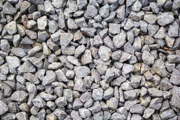 larger lumps of stone, gravel as the foundation of a wind turbine