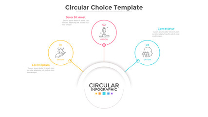 Modern Linear Infographic Template