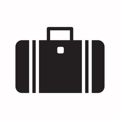 Suitcase Icon Solid Style