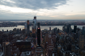Obraz premium Vue de Manhattan depuis le Top of the Rock