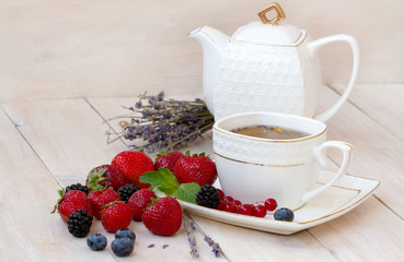 cosmetic mud powder with hand made soap, facial clay powder on table with spa products.