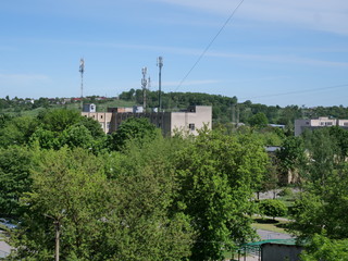 old houses in the city