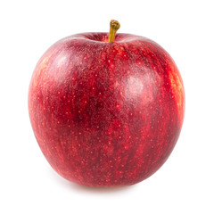 Fresh red apple isolated on white