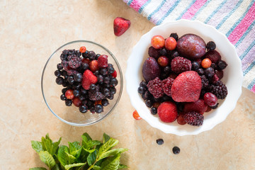 Frozen berries