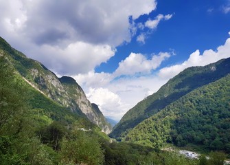 Naklejka premium Горы