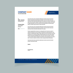 Corporate Letterhead Template Design 